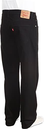 Levi's Men's 559 Relaxed Straight Fit Jean - 34W x 30L - Black - Stretch