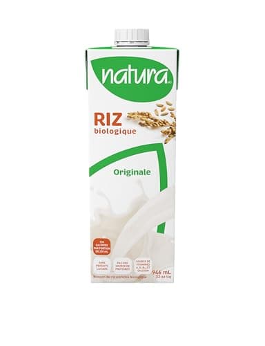 NATURA Organic Rice Milk - Original - Gluten Free - Lactose Free - Vegan - Shelf Stable - Plant Based Beverage - Non-GMO - Made in Canada | 946ml — view 2