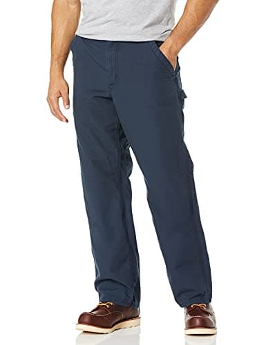 Carhartt Men's Loose Fit Canvas Utility Work Pant, Navy, 33W x 30L — view 2