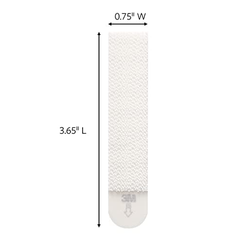 Command Large Picture Hanging Strips, Damage Free Hanging Picture Hangers, Wall Adhesives for Wall Decor, 12 White Adhesive Pairs (24 Command Strips) — view 2