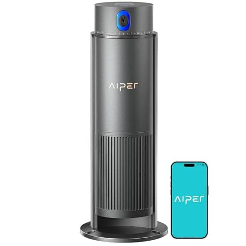 Aiper IrriSense 2 Smart Irrigation System, 4-in-1 Multi-Zone Watering Device, App Control, Smart Scheduling, Garden Sprinkler with Rain Sensor, for Lawns up to 4,800 sq.ft.-Gray