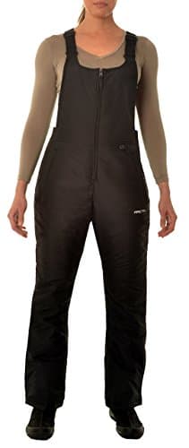 Arctix Women's Essential Insulated Bib Overalls, Black, Large (12-14) Regular — view 3