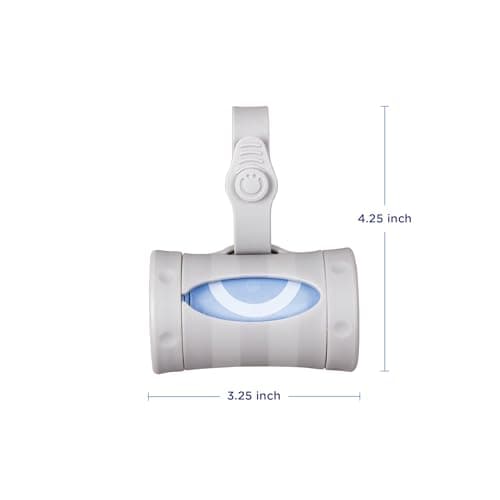 Ubbi Retractable Bag Dispenser for Diaper Bag Value Set, Gray — view 5