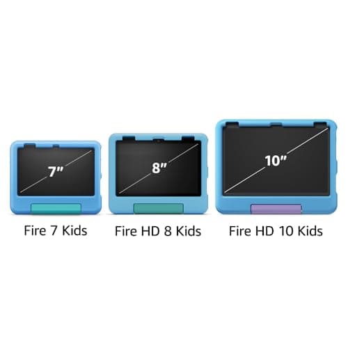 Amazon Fire 7 Kids tablet (newest model) ages 3-7. Top-selling 7" kids tablet on Amazon. Includes ad-free and exclusive content, easy parental controls, 10-hr battery, 16 GB, Purple — view 5