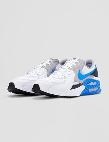 Nike Men's Air Max Excee Shoes, White/Blue Crystal-Light Smoke Grey-Black, 9 — view 4