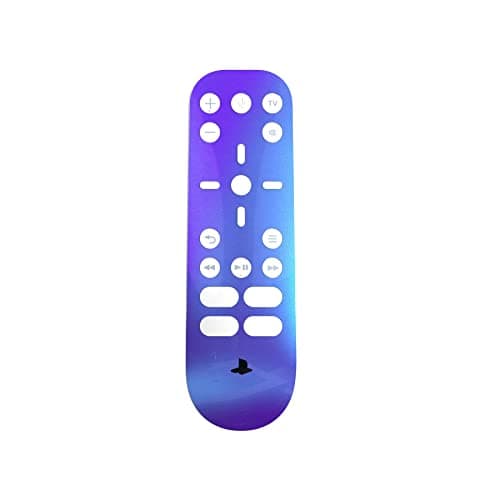PlayVital for ps5 Skin - Disc Edition Full Set Vinyl Decal Sticker, Cover Skin Accessories for ps5 Controller & Charging Station & Headset & Media Remote - Chrome Purple Blue — view 5
