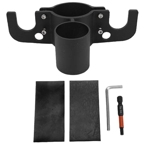 Metal Trailer Chain Holder with 7-Way Plug Mount, Towing Organizer for RV and Utility Trailers, Trailer Plug Holder