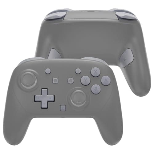 eXtremeRate DIY Replacement Full Set Buttons for Nintendo Switch 2 Pro Controller, Custom ABXY Dpad + - Home Capture Power L R ZR ZL Triggers Sync GL GR Buttons for Switch 2 Pro - New Hope Gray — view 3