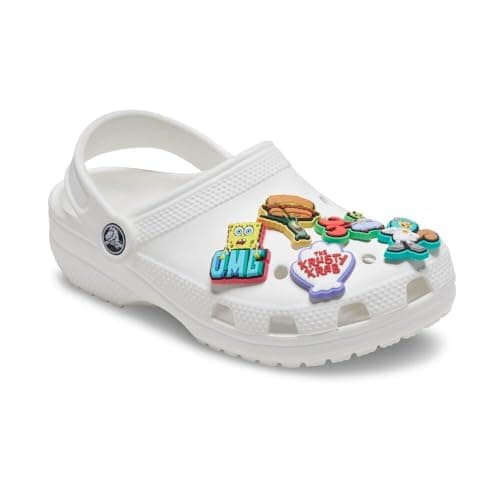 Crocs Unisex's Jibbitz Shoe Nickelodeon Spongebob Multi Pack, Charms Characters, 5 Pack