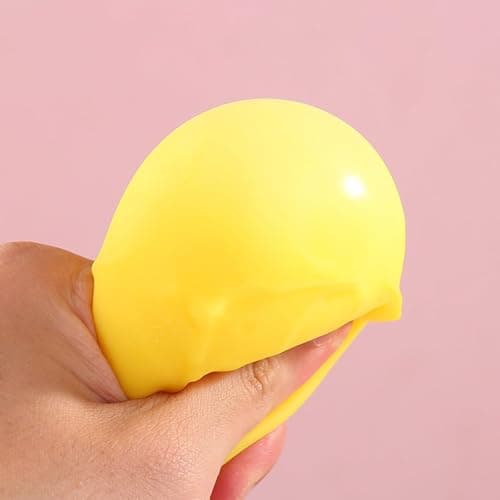 Yellow Cheese Squeeze Toy,Soft Novelty Toy, Rebounding Sensory,Help for Relax,Focus, Sensory Cheese for & Adults, Food Theme Cheese Cubes Squishy Toys,Stress Balls for Adults (﻿Yellow 1) — view 4