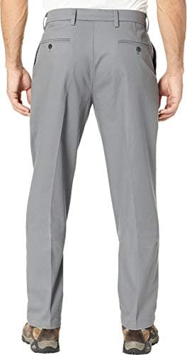 Dockers® Men's Classic Fit Signature Khaki Lux Cotton Stretch Pants (Regular and Big & Tall), Burma Grey, 38W x 32L — view 2