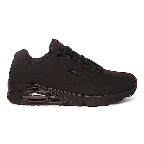 Skechers Men's Uno-Stand on Air Oxford, Black/Black, 7