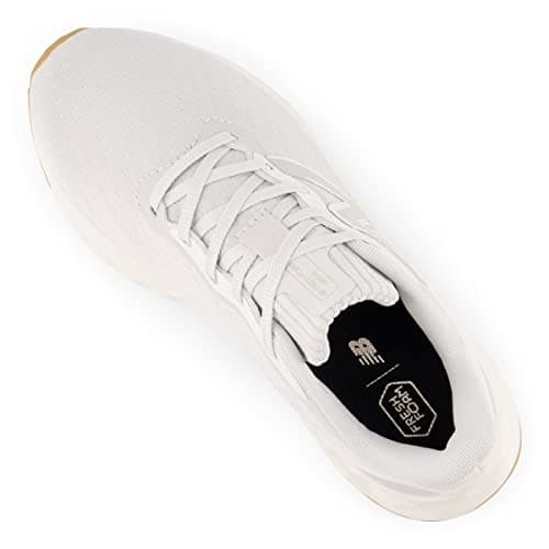 New Balance Women's Fresh Foam Arishi V4 Running Shoe, Summer Fog/Nimbus Cloud/Light Gold Metallic, 8 — view 9
