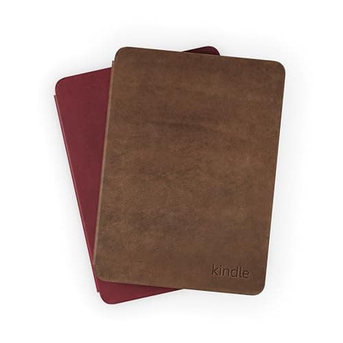 Amazon Kindle Paperwhite and Kindle Colorsoft Case, Lightweight and Foldable Protective Cover - Premium Leather — view 4