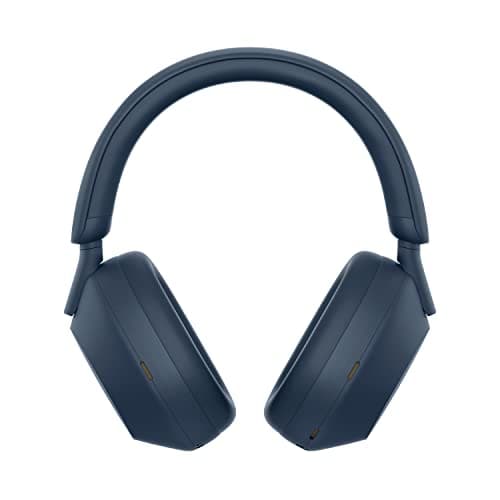 Sony WH-1000XM5 Premium Noise Canceling Headphones, Auto NC Optimizer, 30-Hour Battery, Alexa Voice Control, Midnight Blue — view 9