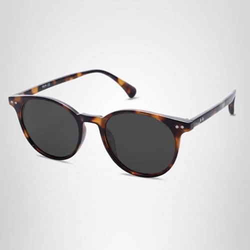 SOJOS Small Round Classic Polarized Sunglasses for Women Men Vintage Style — view 7