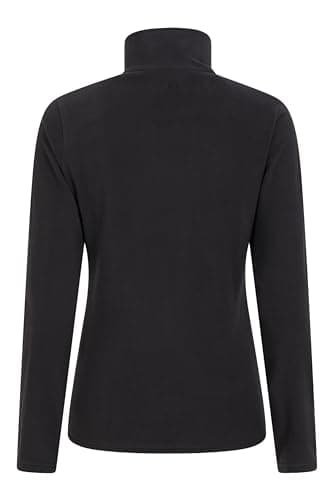 Mountain Warehouse Camber Half Zip Women's Fleece - Lightweight Black (Plain) Small — view 3