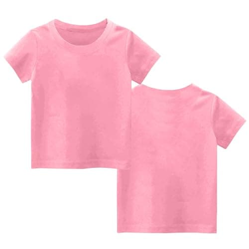 Custom T Shirts for Kids Boys Girls Personalized Youth T-Shirt Custom Image/Text Customized Front/Back Print Pink — view 5