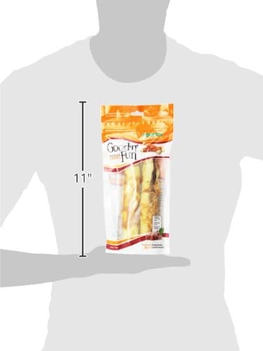 Good 'n' Fun Rolls Long-Lasting Dog Treat, For Large Dogs, With Real Proteins, Beef Hide and Premium Chicken, Supports Dental Health, Mental Stimulation, 2 count — view 3