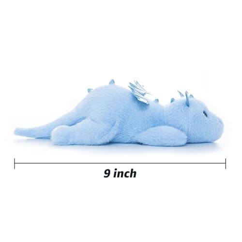 PEACH CAT Dragon Plush Cute Dragon Stuffed Animal Small Plushies Toys Gifts for Kids Blue — view 5
