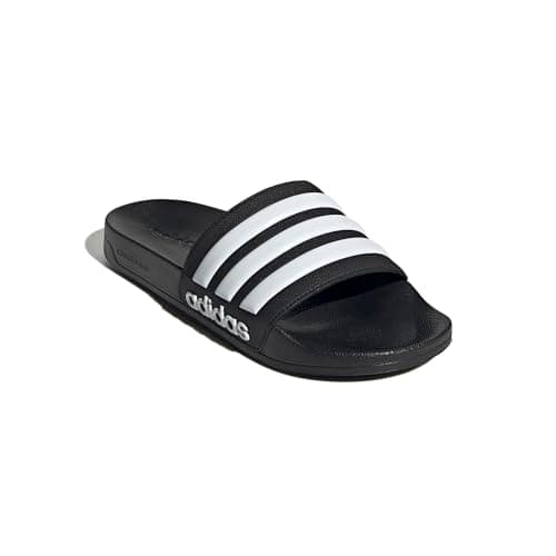 adidas Adult Adilette Shower Core Black/White/Core Black 8 — view 5