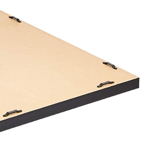 Amazon Basics Rectangular Wall Mirror 16" x 20" - Standard Trim, Black — view 2