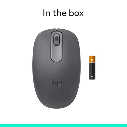 Logitech M196 Bluetooth Wireless Mouse, Compact and Portable Mouse for Laptops, Tablets and More, 12-Month Battery, Smooth Tracking, Compatible with PC and Mac, Windows and macOS - Graphite — view 8