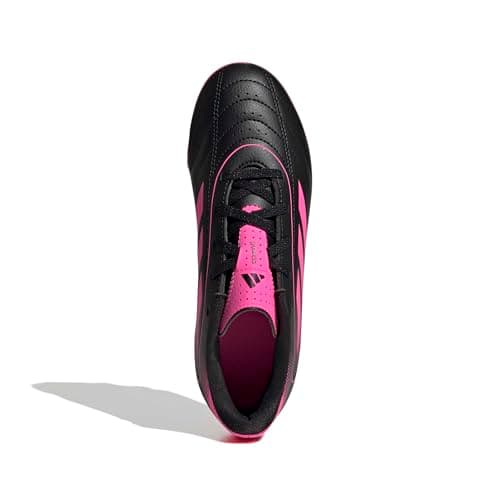 Adidas Unisex-Kids Goletto IX Firm Ground/Multi Ground, Black/Lucid Pink/Black, 6 — view 2