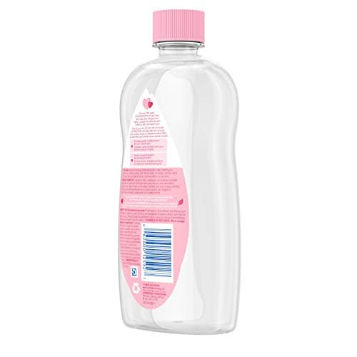 Johnson's Baby Oil Moisturizer & Massage Oil for Skincare, Hypoallergenic Formula for Delicate Skin, Locks in Moisture, Dermatologist Tested, Mineral Oil, 591 mL — view 3