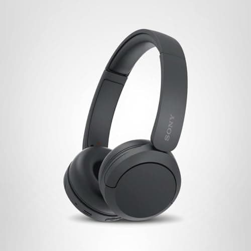 Sony WH-CH520 Wireless Headphones Bluetooth On-Ear Headset with Microphone and up to 50 Hours Battery Life with Quick Charging, Black — view 10