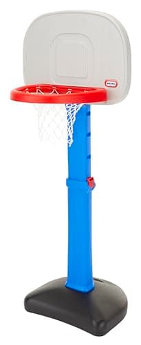 Little Tikes Easy Score Basketball Set, Blue, 3 Balls - Amazon Exclusive, 23.75 x 22 x 61 inches — view 5