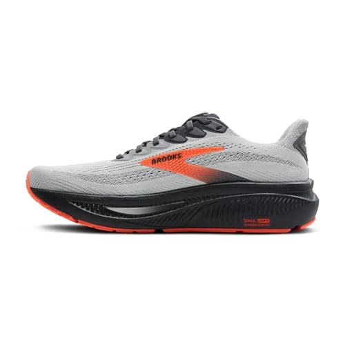 Brooks Men’s Ghost 17 Neutral Running Shoe - Oyster Mushroom/Orange/Ebony - 10.5 Wide — view 4