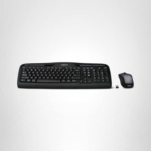 Logitech MK335 Quiet Wireless Keyboard and Mouse Combo - Black/Silver Keyboard and Mouse Combo Wireless, Ambidextrous — view 8