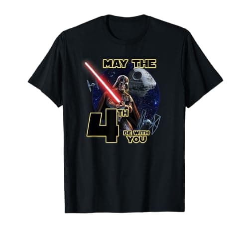 Star Wars Classic May The Fourth Be With You Lightsaber T-Shirt