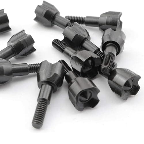 Metal Arrow Tips Archery Arrowheads Broadheads Stump Arrow Head with Storage Case 12PCS — view 4