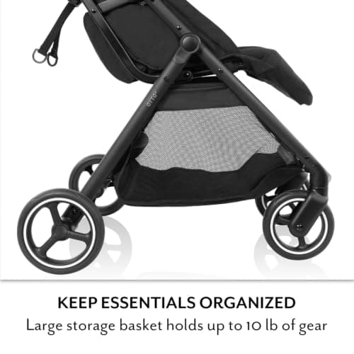 Evenflo Otto+ Travel System w/LiteMax Infant Car Seat, Light Weight, One Hand Gravity Fold (Chia Black) — view 4