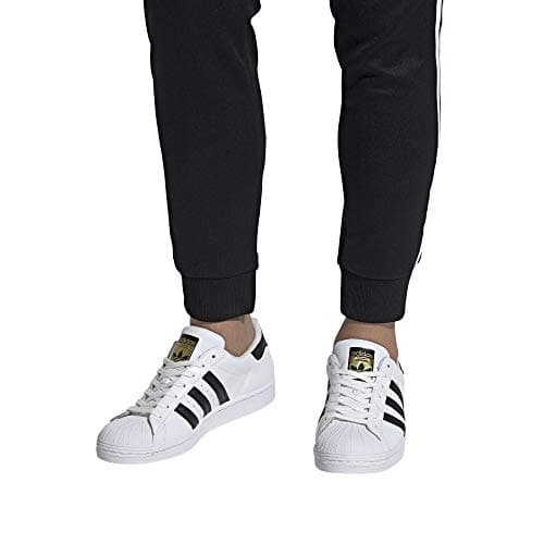 adidas Originals mens Superstar Sneaker, White/Core Black/White, 10.5 US