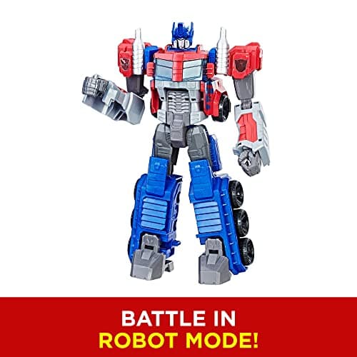 Transformers Toys Heroic Optimus Prime Action Figure - Timeless Large-Scale Figure, Changes into Toy Truck - Toys for Kids 6 and Up, 11-inch (Amazon Exclusive) — view 3