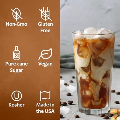 Syruvia Cane Sugar Sweetener Syrup for Coffee – Natural Sweetness, 25.4 fl oz, Kosher, Gluten Free, Ideal for Cane Sugar Sweetener Coffee & More, No Coloring — view 4