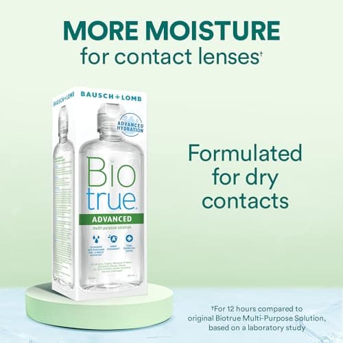Biotrue Advanced Multi-Purpose Solution for Soft Contact Lenses, 300 mL (Pack of 2)
