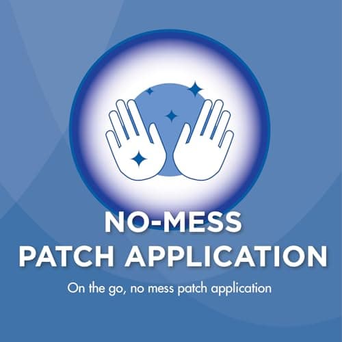 HealthWise Cold Hot Medicated Menthol XL Patch | 5% Menthol | Back and Large Areas | 5.51” x 9.84” | 6-Count | Paraben-Free | Soothes Minor Aches and Pains | Super-Size Relief — view 3