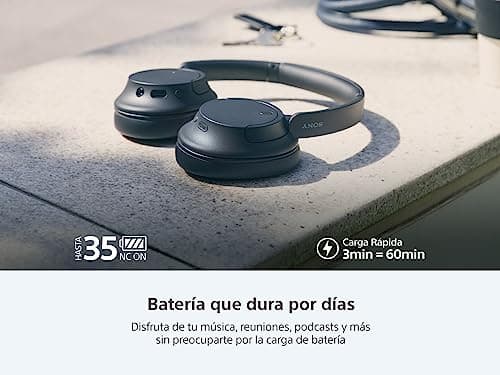 Sony WH-CH720NB Noise Canceling Wireless Bluetooth Headphones - Built-in Microphone - up to 35 Hours Battery Life and Quick Charge - Black - International Version — view 4