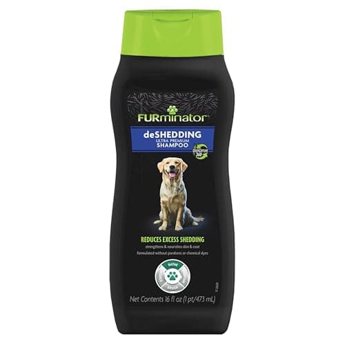 FURminator Ultra Premium deShedding Shampoo for Dogs Helps Reduce Excess Shedding, 16 oz