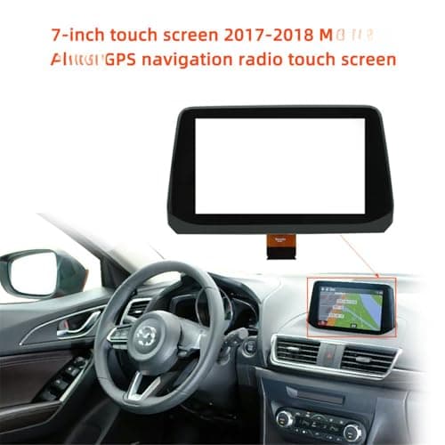 Plug and Play Replacement Touch Screen for Mazda 3 Alexa Compatible with GPS Navigation Radio Display OEM Part B61A611J0 — view 4