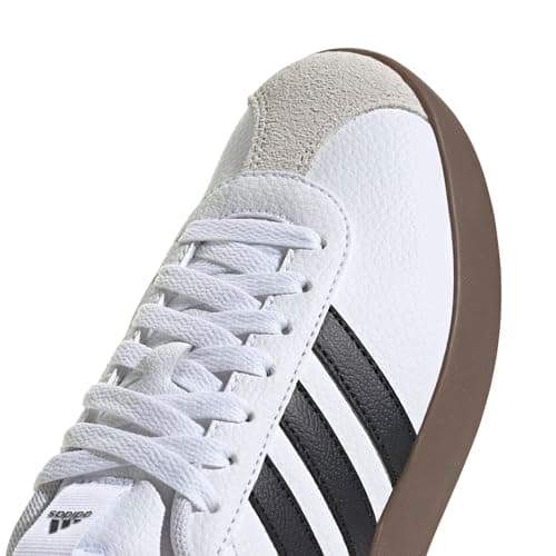 adidas Women's VL Court 3.0 Sneaker White/Black/Grey — view 6