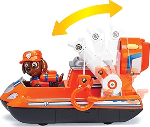 Paw Patrol Ultimate Rescue - Zuma’s Ultimate Rescue Hovercraft with Moving Propellers and Rescue Hook, for Ages 3 and Up — view 7