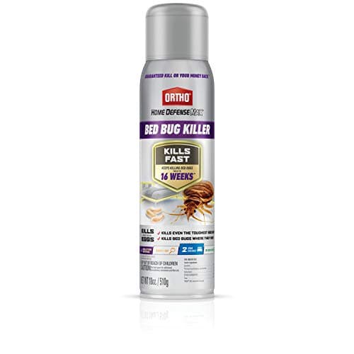 Ortho Home Defense Max Bed Bug Killer Spray - Bed Bug Spray for Home, Also Kills Fleas & Brown Dog Ticks, Spot Treatment, 18 oz