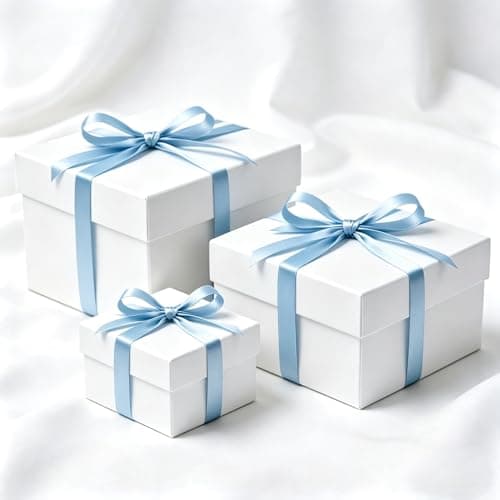 SJRIRG 1/2 Inch Baby Blue Satin Ribbon 50 Yards Single Face Polyester — view 4