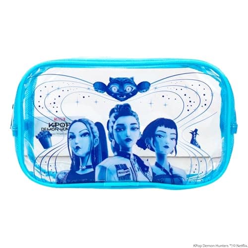 Kpop Demon Hunters™ Pencil Pouch – Huntr/x Edition, Durable PVC Pouch with Zipper, Spacious & Travel-Friendly, Official K Pop Demon Hunters Merch for K-Pop Fans, Students, Teen — view 7
