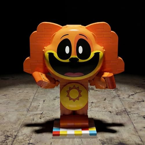 Brickcraft Poppy Playtime Dogday Smiling Critters Building Set, 170 Piece Posable Orange Dog Figure with Sun Medallion, Collectible Indie Horror Game Building Toys Gift for Boys & Girls Ages 8 and Up — view 2